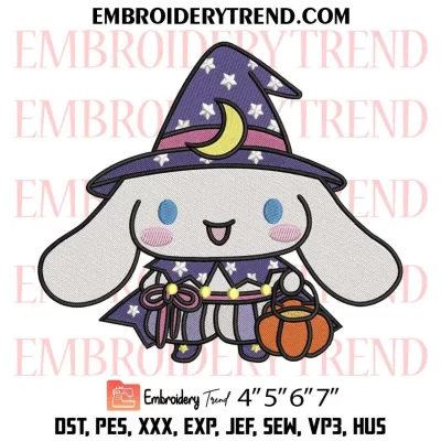 Cinnamoroll And Rainbow Embroidery Design – Funny Cinnamoroll Embroidery Digitizing File