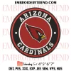 Arizona Cardinals Est 1898 Embroidery Design, NFL Logo Machine Embroidery Digitized Pes Files