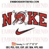 Edward Newgate Logo x Nike Embroidery Design, One Piece Anime Machine Embroidery Digitized Pes Files