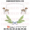 Cocker Spaniel Dog Frame Embroidery Design, Monogram Crest Frame Machine Embroidery Digitized Pes Files