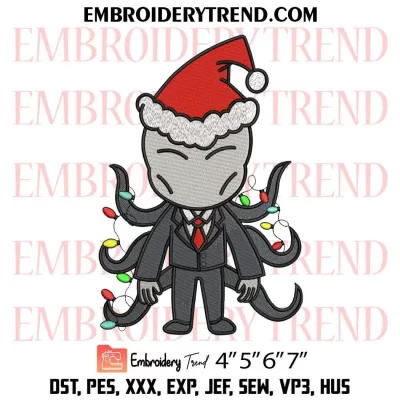 Chibi Freddy Krueger Christmas Embroidery Design, Horror Movie Machine Embroidery Digitized Pes Files