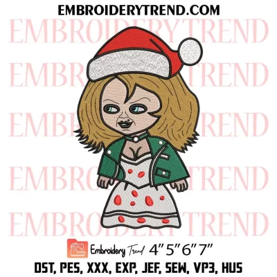 Chibi Oogie Boogie Christmas Embroidery Design, Horror Movie Machine Embroidery Digitized Pes Files