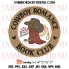 Enemies to Lovers Book Club Embroidery Design, Bookish Machine Embroidery Digitized Pes Files