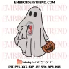 Diet Coca Cola Ghost Embroidery Design, Halloween Machine Embroidery Digitized Pes Files