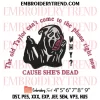 Fuck The Patriarchy Embroidery Design, Taylor Swift Machine Embroidery Digitized Pes Files