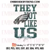 Love My Philadelphia Eagles Embroidery Design, Football Team NFL Machine Embroidery Digitized Pes Files