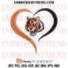 Cincinnati Bengals x Nike Embroidery Design, NFL Logo Machine Embroidery Digitized Pes Files