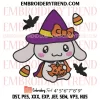 Pompompurin Pumpkin Halloween Embroidery Design, Cute Pompompurin Sanrio Machine Embroidery Digitized Pes Files