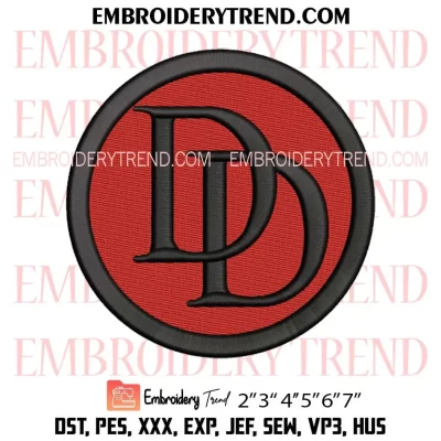 The Flash Logo Embroidery Design, Marvel Movie Machine Embroidery Digitized Pes Files