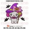 Hello Kitty Coraline Embroidery Design, Sanrio Halloween Machine Embroidery Digitized Pes Files