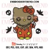 Hello Kitty Michael Myers Embroidery Design, Halloween Horror Movie Machine Embroidery Digitized Pes Files