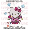 Hello Kitty Mummy Embroidery Design, Kitty Halloween Machine Embroidery Digitized Pes Files