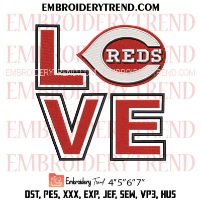 Cincinnati Reds Est 1881 Embroidery Design, MLB Baseball Machine Embroidery Digitized Pes Files