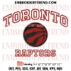 Toronto Raptors Est 1995 Embroidery Design, Basketball Team Machine Embroidery Digitized Pes Files