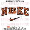 Nike Swoosh Cincinnati Bengals Embroidery Design, Logo Bengals NFL Machine Embroidery Digitized Pes Files