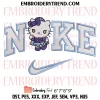 Nike Chucky Hello Kitty Embroidery Design, Halloween Machine Embroidery Digitized Pes Files