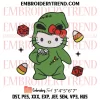 Frankenstein My Melody Embroidery Design, Sanrio Halloween Machine Embroidery Digitized Pes Files