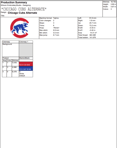 Chicago Cubs Alternate Embroidery Design, Logo Baseball Sport Machine Embroidery Digitized Pes Files