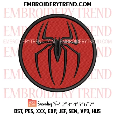 Batman Logo Embroidery Design, Marvel Movie Machine Embroidery Digitized Pes Files