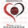 Toronto Raptors Est 1995 Embroidery Design, Basketball Team Machine Embroidery Digitized Pes Files