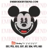 Vampire Minnie Face Embroidery Design, Disney Halloween Machine Embroidery Digitized Pes Files