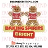 Cookie Baking Crew Embroidery Design, Cookie Christmas Machine Embroidery Digitized Pes Files