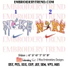 Nike Ember Lumen Embroidery Design, Elemental Disney Machine Embroidery Digitized Pes Files