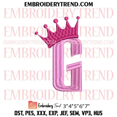 Glinda Wicked Embroidery Design, Wicked Movie Machine Embroidery Digitized Pes Files