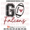 Go Eagles Football Embroidery Design, Philadelphia Eagles Machine Embroidery Digitized Pes Files