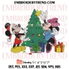 Merry Christmas Snoopy and Woodstock Embroidery Design, Cute Peanuts Christmas Machine Embroidery Digitized Pes Files