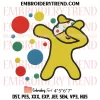 Swoosh Pudsey Bear Embroidery Design, Children In Need BBC Machine Embroidery Digitized Pes Files