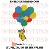 Children In Need 2024 Embroidery Design, Cute Pudsey Bear Machine Embroidery Digitized Pes Files