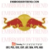 I Would Beat Up A Baby For A Red Bull Embroidery Design, Funny Energy Drink Machine Embroidery Digitized Pes Files