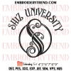 Shiz University Est 1995 Embroidery Design, Wicked Movie Fan Gift Machine Embroidery Digitized Pes Files