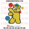 Superman Pudsey Bear Embroidery Design, Children in Need Spotty Bear Machine Embroidery Digitized Pes Files