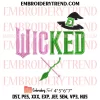 Shiz University Embroidery Design, Wicked Musicals Gift Machine Embroidery Digitized Pes Files