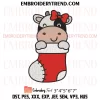 Pochacco in Stocking Christmas Embroidery Design, Cute Pochacco Machine Embroidery Digitized Pes Files