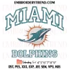 Miami Dolphins x Nike Embroidery Design, NFL Logo Football Machine Embroidery Digitized Pes Files