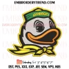 Oregon Ducks x Nike Embroidery Design, NCAA Sport Machine Embroidery Digitized Pes Files