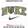 NHL Vegas Golden Knights Team Embroidery Design, Sport Logo Machine Embroidery Digitized Pes Files