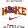 Iowa State Cyclones Mascot Embroidery Design, NCAA Logo Machine Embroidery Digitized Pes Files