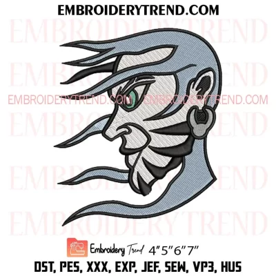 Jeff Hardy Self Portrait WWE Embroidery Design, Hardy Boyz Wrestling Machine Embroidery Digitized Pes Files