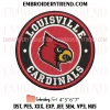 Louisville Cardinals Heart Embroidery Design, Louisville Cardinals Team Lover Machine Embroidery Digitized Pes Files