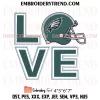 NFL Philadelphia Eagles Embroidery Design, NFL Football Machine Embroidery Digitized Pes Files