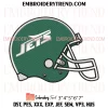 New York Jets 2019 Logo Embroidery Design, NFL Machine Embroidery Digitized Pes Files