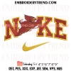 Iowa State Cyclones Mascot x Nike Embroidery Design, NCAA Logo Machine Embroidery Digitized Pes Files