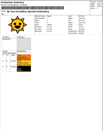 Mr Sun Incredibox Sprunki Embroidery Design, Sprunki Game Machine Embroidery Digitized Pes Files