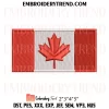 Not All Canadians Are Nice Embroidery Design, Funny Canada Goose Machine Embroidery Digitized Pes Files