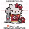 Hello Kitty Philadelphia Eagles Super Bowl 2025 Embroidery Design, NFL Super Bowl Philadelphia Eagles Fan Gift Machine Embroidery Digitized Pes Files