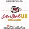 Super Bowl Social Club Embroidery Design, Just Here For The Halftime Machine Embroidery Digitized Pes Files